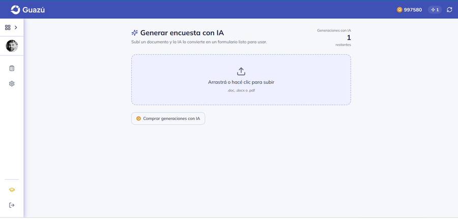 Generar encuesta con IA